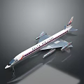Delta Airlines Airliner With White Body Red Blue Livery Jet Engines Passenger Windows And Reflection