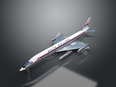 Modern Aircraft Cornwell Aircraft Civil Aircraft Commercial Aircraft Civil Aviation 3d model