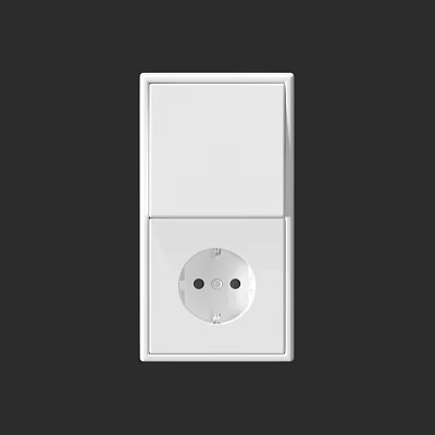 Modern socket switch 3d model Modern socket switch 3d model