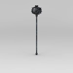 Game Chibi Game Props Equipment Weapons 3d model