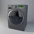 Samsung Black Front Load Washing Machine With AddWash EcoBubble And Digital