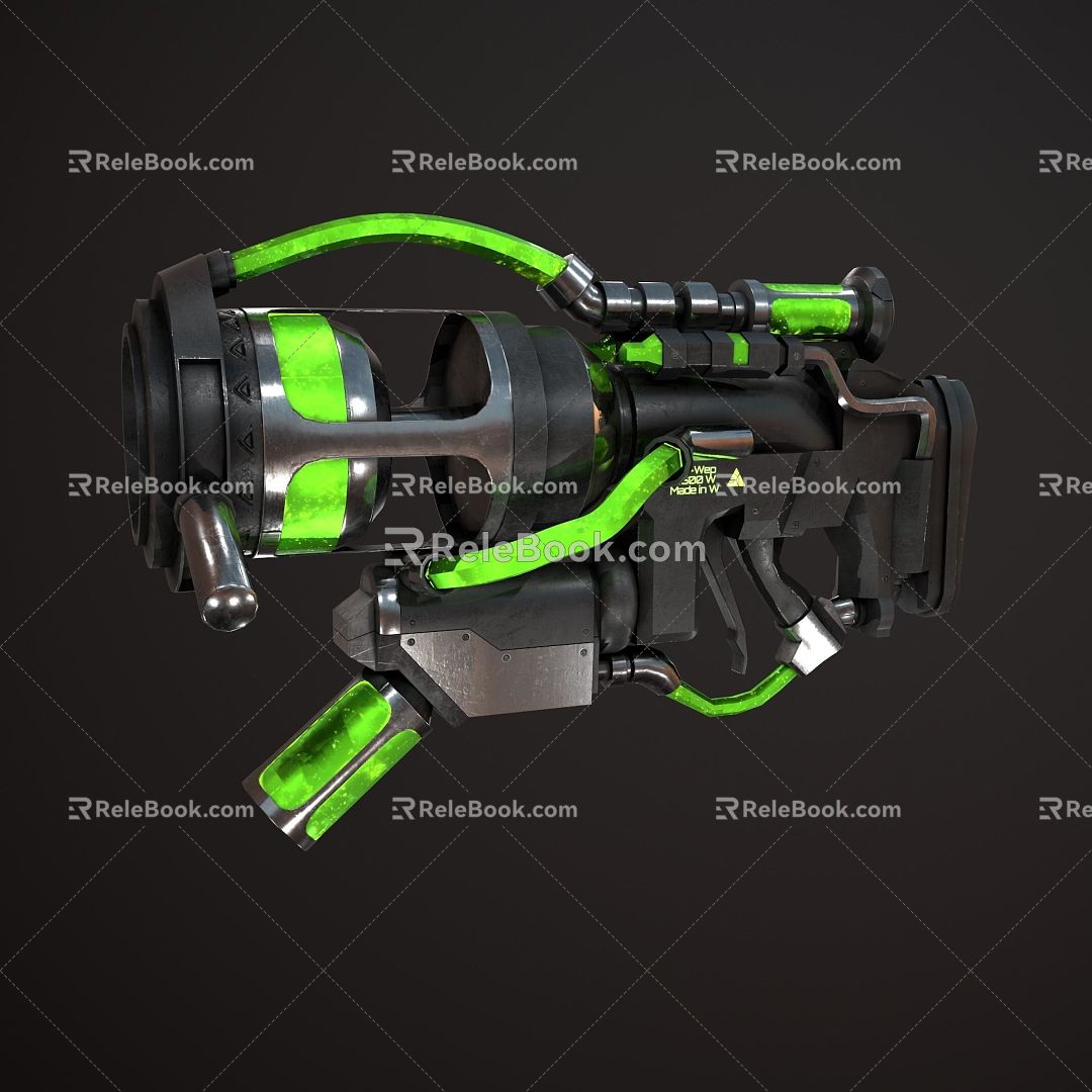 Modern Science Fiction Biochemical Weapons Modern Science Fiction Technology Weapons Guns Guns Equipment Biochemical Weapons Biological Weapons 3d model