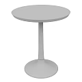 Elegant Modern Side Table With Marble Top And Gold Metal Leg Design 3d model
