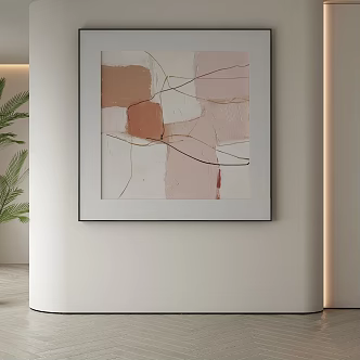 modern decorative painting 3d model