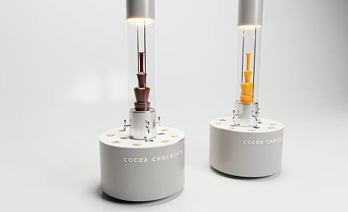 interactive device chocolate interactive device popular science entertainment interactive exhibits display chocolate production device 3d model