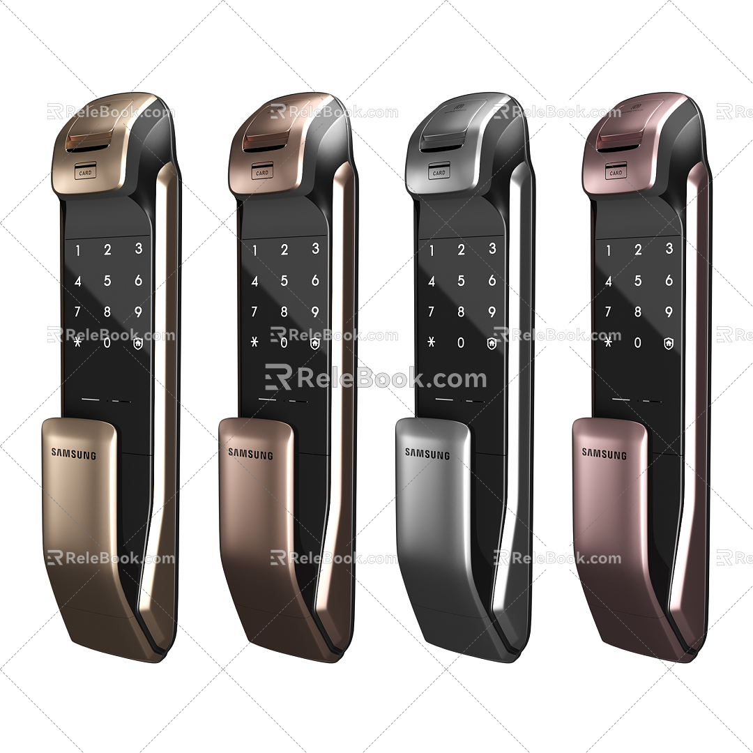 Modern door lock door handle electronic door handle entry door lock model