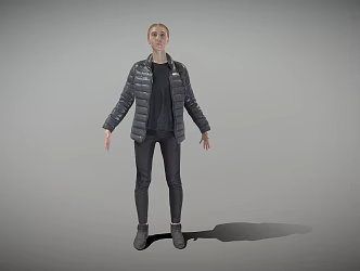 Street Style A Pose Beauty 3d model