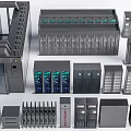 Server Cabinet Room Server Network Equipment Weak Current Box Distribution Box 3d model