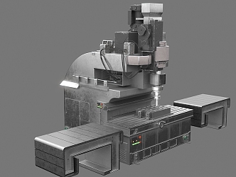 modern machine tool 3d model