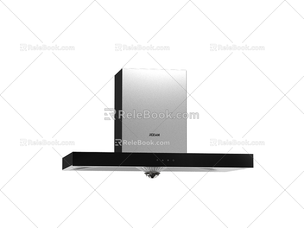 Modern hood range hood 3d model