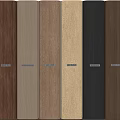 Various Wooden Panel Samples With Different Colors And Textures For Interior Design 3d model