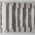Display of Different Design Decorative Balusters for Home and Commercial Railings