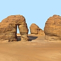 Saudi Arabia Elephant Rock Mountain Terrain Stone Mountains 3d model