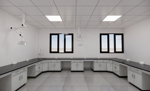 Modern Laboratory 3d model