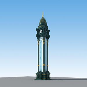 European-style Lamppost Iron Lamppost 3d model