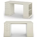 Modern Desk And Chair Sets With Drawers Shelves And Various Colors