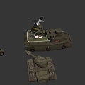 Military vehicle package 3d model