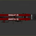 Red And Black Compound Bow With Pulley System And Mechanical Grip