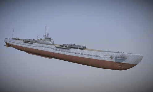 weapon ship patrol ship 3d model