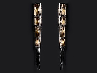 Wall lamp crystal wall lamp 3d model