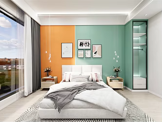 Hotel Rooms Modern Rooms 3d model