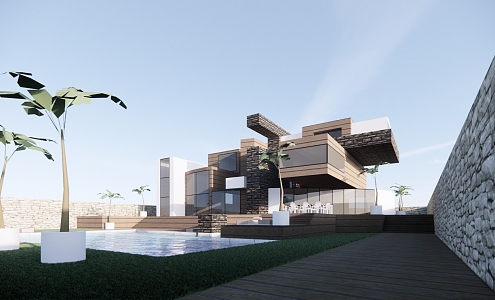 Modern Villa 3d model