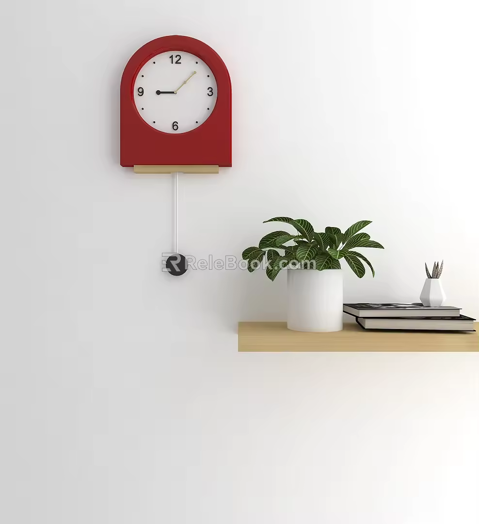 Modern Clock 3d model