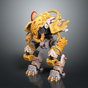 Mech Warrior Mech Soldier Machine Battlearm Mechanical Battlearm Machine Fighter Robot 3d model