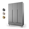 Modern wardrobe wardrobe 3d model