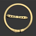 Elegant Gold Ring With Star Shaped Design And Sparkling Diamond Accents