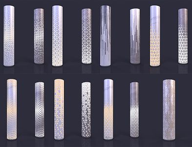 Modern Column 3d model