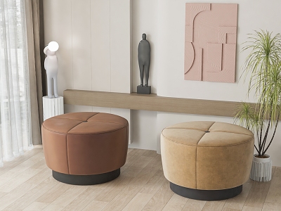 Sofa stool combination model