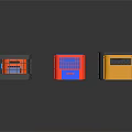 Colorful Plastic Storage Baskets And Rectangular Containers For Household Organization