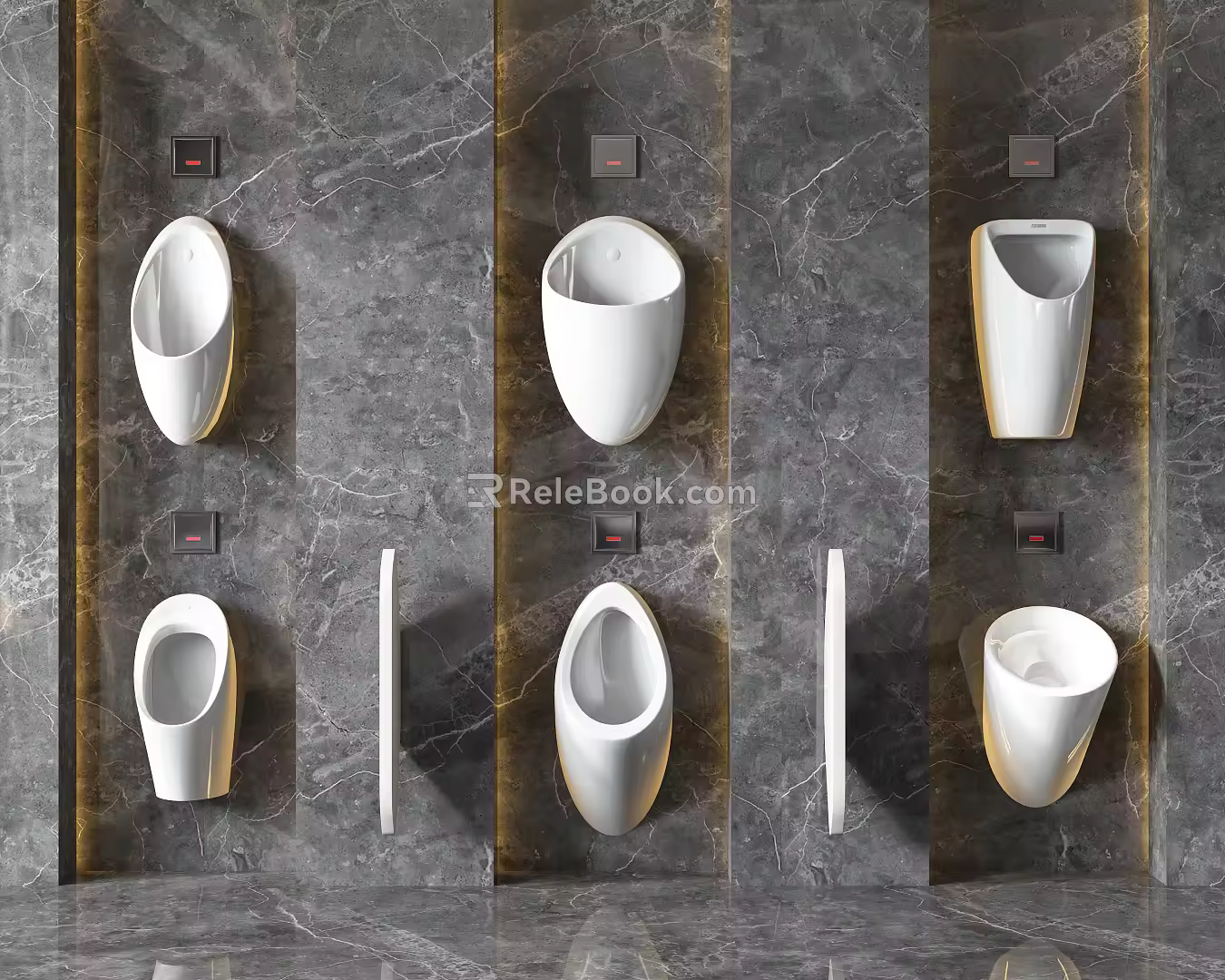 Modern Urinal 3d model