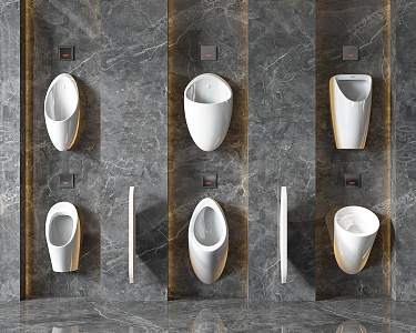 Modern Urinal 3d model