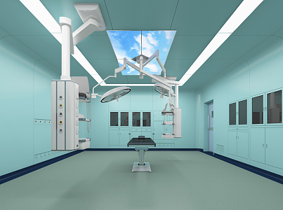 Modern Operating Room 3d model