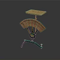 Weighing Plate Scale Weighing Apparatus Mechanical Weighing Small Plate Scale Old-fashioned Plate Scale Spring Weighing Libra Realistic Balance 3d model