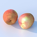 apple red apple fruit 3d model