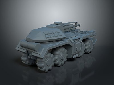 Military Truck Military Transporter Military Transporter Armed Transporter Armored Transporter 3d model