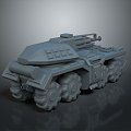 Military Truck Military Transporter Military Transporter Armed Transporter Armored Transporter 3d model