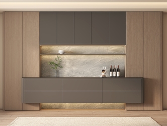 Wine Cabinet Sideboard 3d model