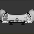 Modern Gamepad Wireless Gamepad Game Console Accessories Handle 3d model