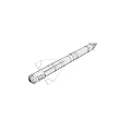 Advanced Tactical Missile Design With Aerodynamic Fins And Warhead Section