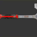 Durable Household Hammer With Red Handle And Metal Head For Home Use