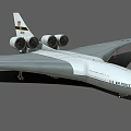 USAF Military Aircraft Featuring Large Wings Four Engines And Tail Emblem