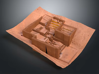 Ancient Desert Houses Desert Houses Desert Houses Desert Buildings Residential Houses Residential Houses Houses 3d model