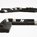 modern sofa 3d model