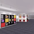Jingshi Exhibition Booth Design With Chinese Style Red Lanterns Drums And Product Displays