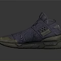 Comfortable High Top Casual Shoes With Fabric Material And Velcro Straps Design