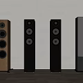 Modern stereo subwoofer floor stereo 3d model